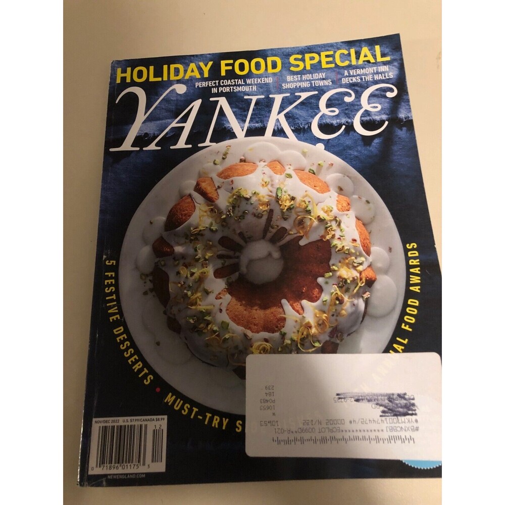 Yankee Magazine New England Nov/Dec 2022